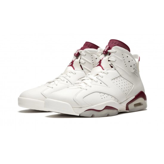 Nike Air Jordan 6 NZ Mens Retro Maroon 384664-116 Footwear