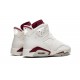 Nike Air Jordan 6 NZ Mens Retro Maroon 384664-116 Footwear