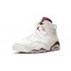 Nike Air Jordan 6 NZ Mens Retro Maroon 384664-116 Footwear