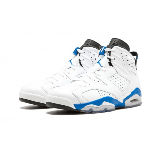 Nike Air Jordan 6 NZ Mens Retro Sport Blue 384664-107 Footwear