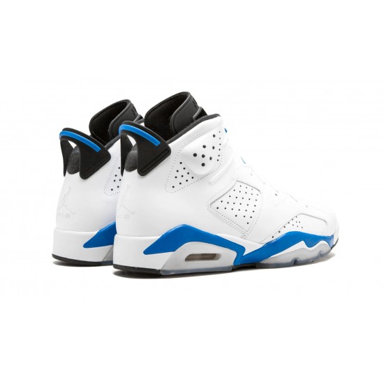 Nike Air Jordan 6 NZ Mens Retro Sport Blue 384664-107 Footwear