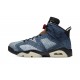 Nike Air Jordan 6 NZ Mens Washed Denim CT5350-401 Footwear