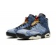 Nike Air Jordan 6 NZ Mens Washed Denim CT5350-401 Footwear