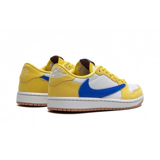 Nike Air Jordan 1 NZ Low Womens TRAVIS SCOTT - CANARY DZ4137-700 Shoes